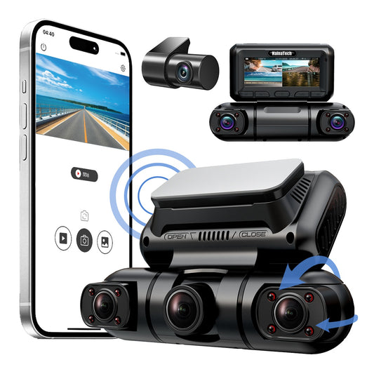 360 Degree View 4 Channel Dash Cam
